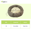 Pawpourri Monsoon Flower Donut Bed for Dogs and Cats Both-Bedding, Mats & Travel Supplies Pawpourri Dropship
