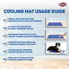 Trixie Cooling Mats for Dogs (Blue) Dogs-Bedding, Mats & Travel Supplies Trixie