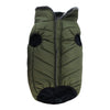 Pawpourri Fleece Lining Puffer Jacket for Dogs and Cats (Dark Green) Both-Clothing & Accessories Pawpourri Dropship M