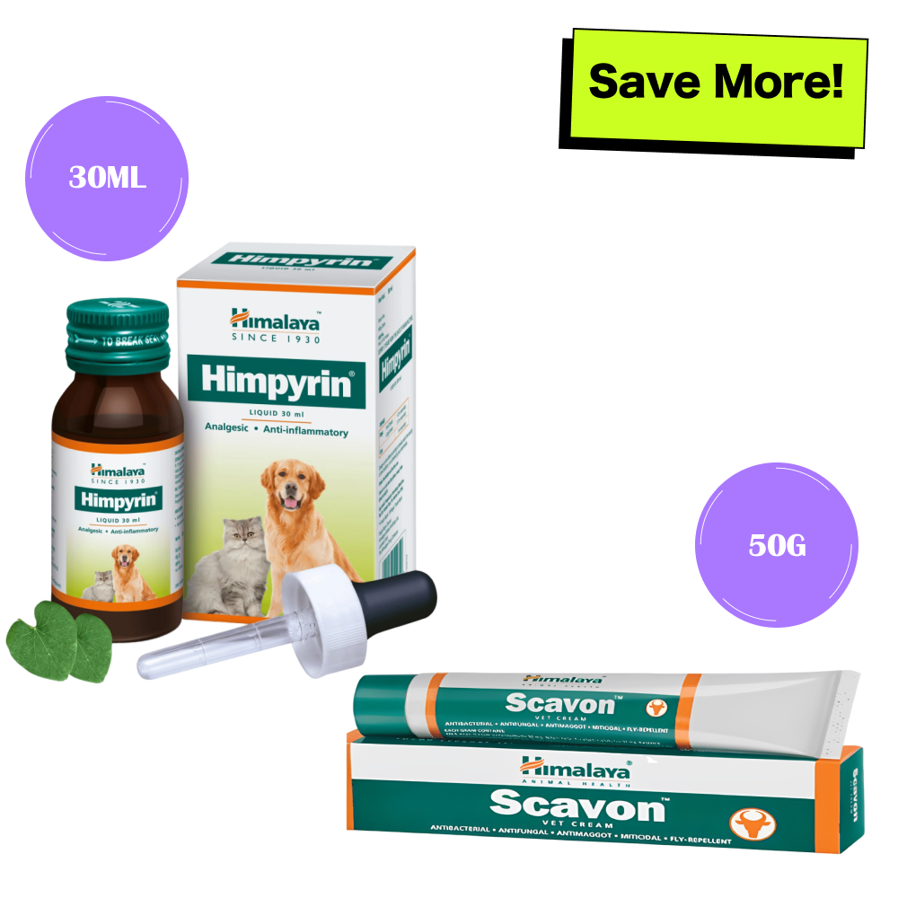 Himalaya Himpyrin Anti Inflammatory Pain Relief Drops and Scavon Vet Supertails