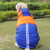 Pawgypets Stripe Hoodie Sweatshirt for Dogs and Cats (Orange/Blue) Both-Clothing & Accessories Pawgypets Dropship