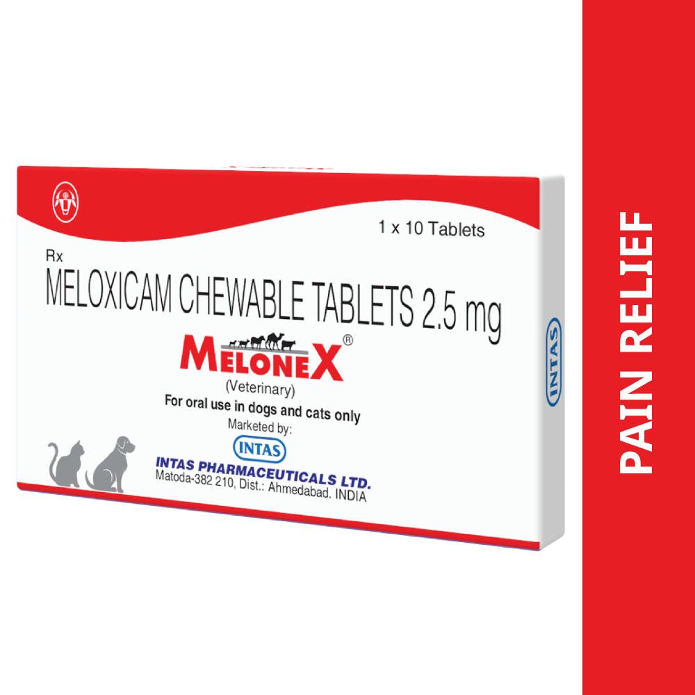 Tablet Metacam Vet Intas Melonex (Meloxicam) Tablet For Dogs Cats