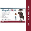 Zoetis Simparica Trio (Sarolaner) Tick and Flea Control Tablet for Dogs (pack of 3 tablets) Dogs-Pharmacy Zoetis Pharmacy