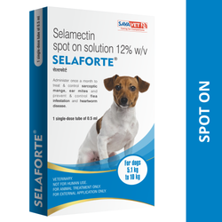 Savavet Selaforte Dog Tick and Flea Control Spot On