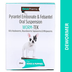 Ek Tek Wormtek Puppy Deworming Suspension