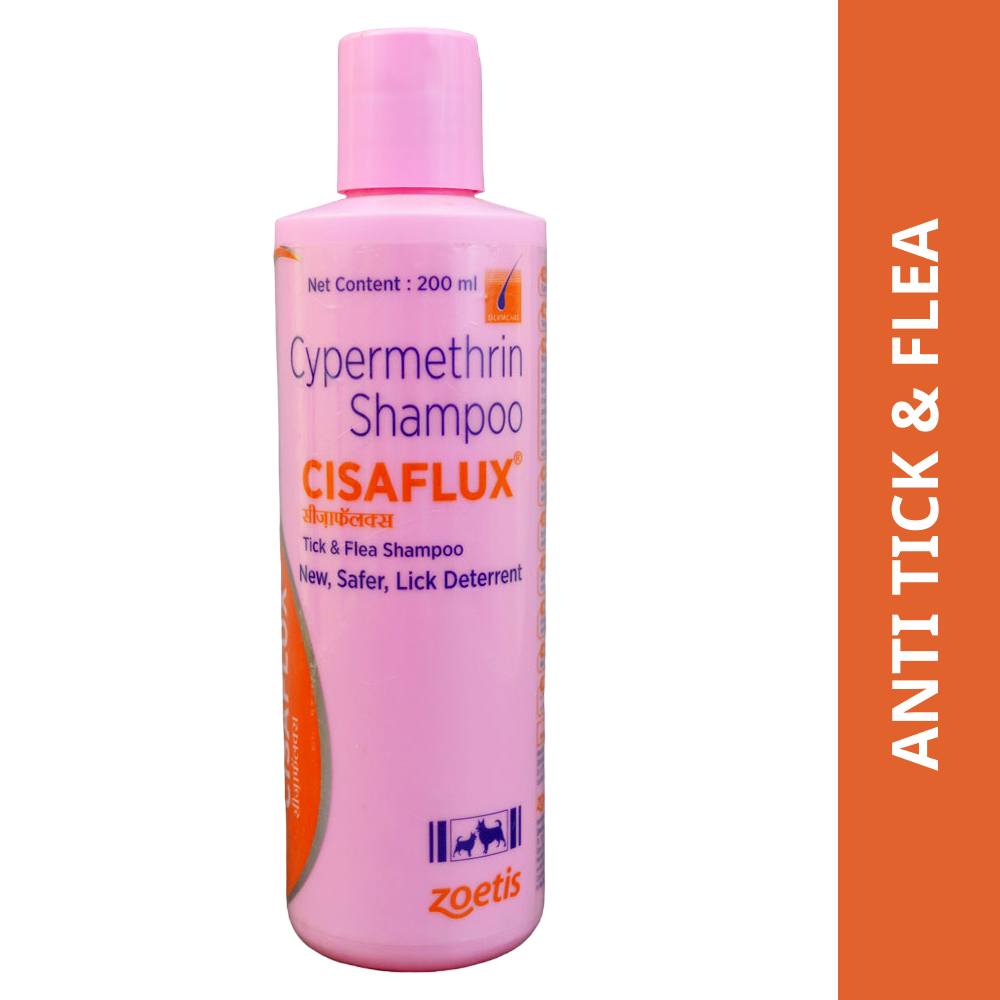 Zoetis Cisaflux shampoo Tick Flea Shampoo for Dogs Supertails