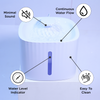 Skatrs Water Fountain with Adapter for Dogs and Cats (White) Rewards Both-Bowls & Feeders Skatrs