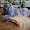Skatrs The Satisfying Wave Cat Scratcher with 2g Premium Catnip Free (15x7.5x2.8in) Cats-Toys Skatrs