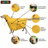 Skatrs Full Coverage Cape Style Raincoat for Dogs and Cats (Yellow) Both-Clothing & Accessories Skatrs