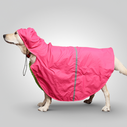 Skatrs Adjustable Raincoat for Dogs and Cats (Pink)