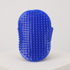 Skatrs Rubber Bristles Massage Hand Brush Comb for Dogs & Cats Both-Grooming Supplies Skatrs Blue