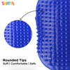 Skatrs Rubber Bristles Massage Hand Brush Comb for Dogs & Cats Both-Grooming Supplies Skatrs
