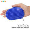 Skatrs Rubber Bristles Massage Hand Brush Comb for Dogs & Cats Both-Grooming Supplies Skatrs