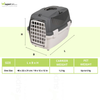 Trixie Capri 1 AKASA Approved Transport Box for Dogs and Cats (Apple Green) Both-Bedding, Mats & Travel Supplies Trixie