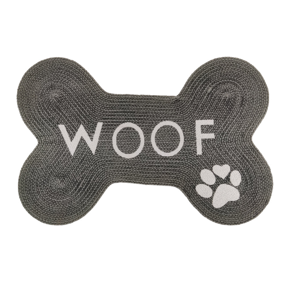 Bone shaped dog mat best sale