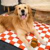 Pet Set Go Cozy Checks Mat for Dogs and Cats (Red) Both-Bedding, Mats & Travel Supplies Pet Set Go Dropship S