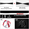 Hank 3M Reflective Harness for Puller Dogs (Grey/Red) Dogs-Collar, Leashes, harnesses Hank