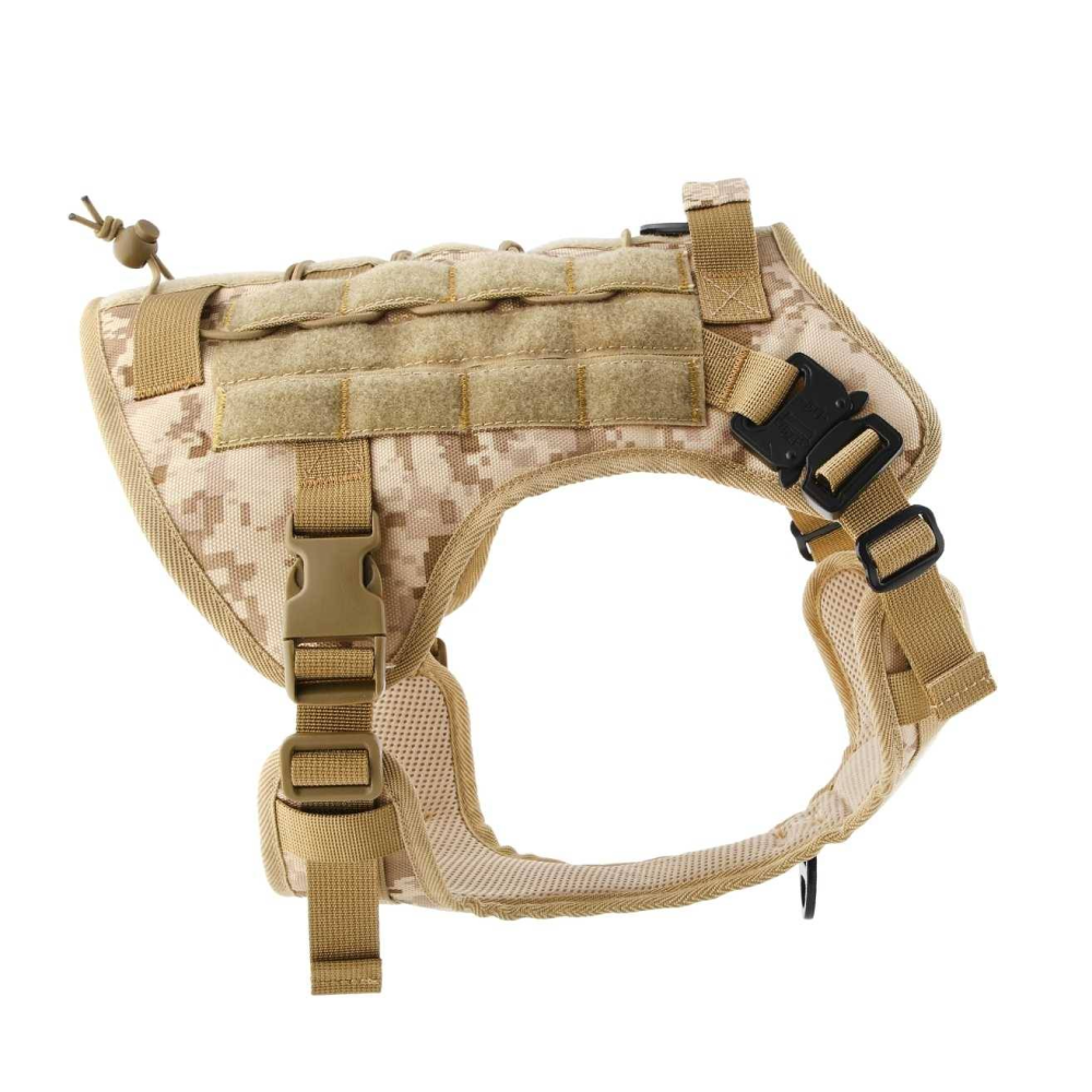 Hank No Pull Strong Front Metal Buckle Harness for Dogs (Military Brown) Supertails