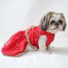 Pawgypets Net Lehenga for Dogs (Red) Dogs-Clothing & Accessories Pawgypets Dropship