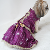 Pawgypets Net Lehenga for Dogs (Violet) Dogs-Clothing & Accessories Pawgypets Dropship