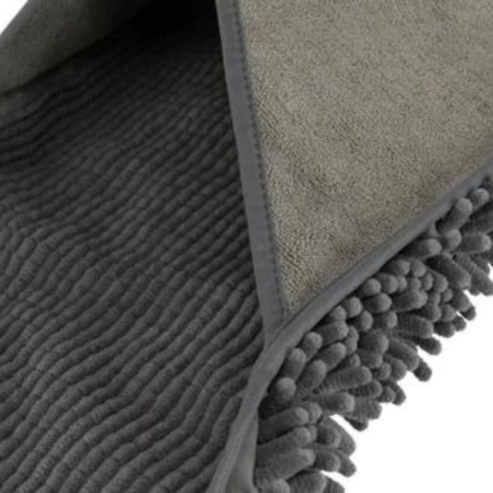 Trixie Towel with Mitt Pockets Microfibre for Dogs and Cats (Grey) Both-Grooming Supplies Trixie