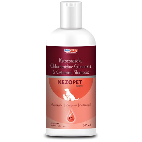 Savavet Kezopet Antifungal Antiseptic Shampoo for Dogs and Cats
