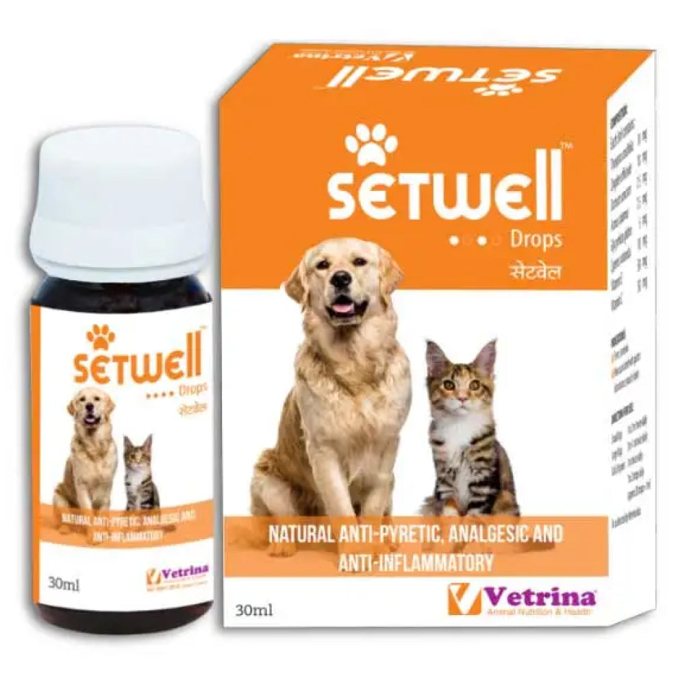 Vetrina Setwell Drops for Dogs and Cats (30ml) Supertails