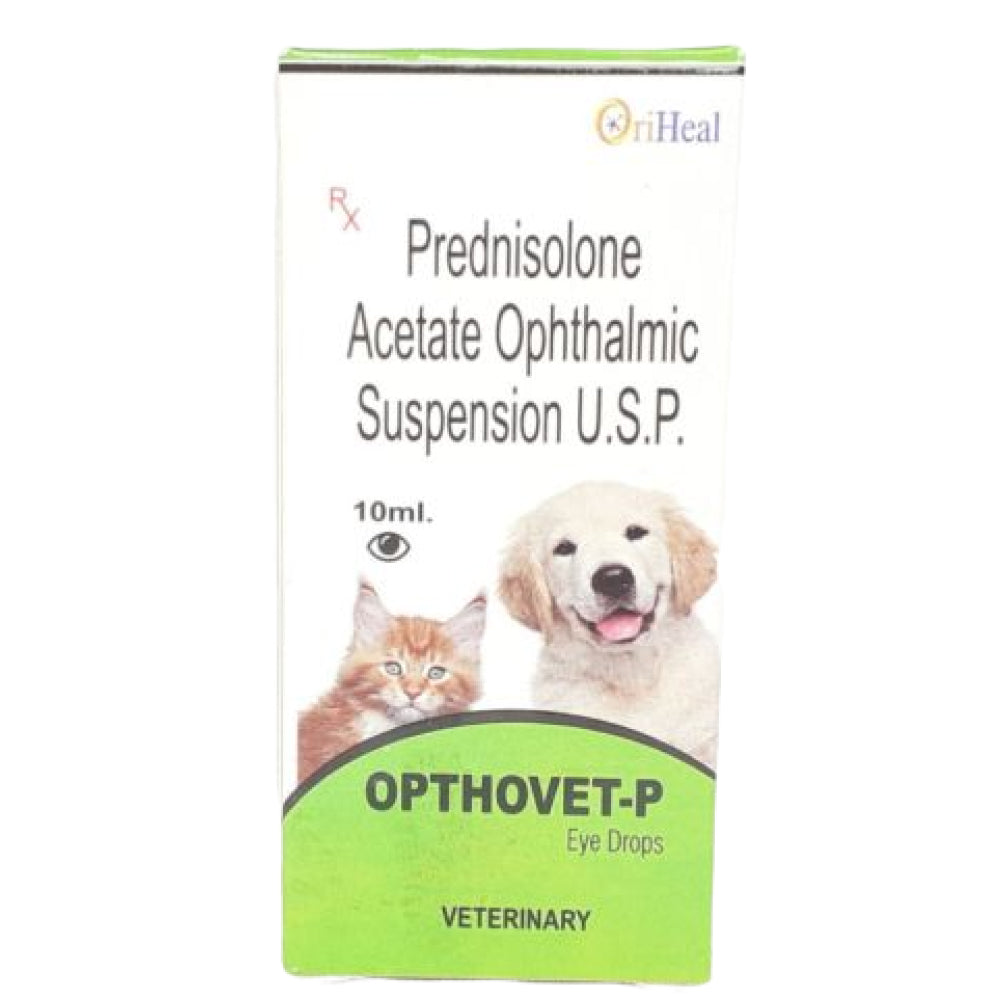 Oriheal Opthovet P Prednisolone Acetate 1 Drops 10 Ml For Dogs And Cats