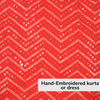 Skatrs Festive Mirror Lehenga for Cats and Dogs (Red) Both-Clothing & Accessories Skatrs