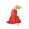 Skatrs Festive Mirror Lehenga for Cats and Dogs (Red) Both-Clothing & Accessories Skatrs