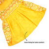 Skatrs Festive Sequence Embroidered Lehenga for Cats and Dogs (Yellow) Both-Clothing & Accessories Skatrs
