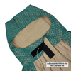 Skatrs Brocade Gold Printed Dress for Dogs and Cats (Teal) Both-Clothing & Accessories Skatrs