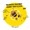 Bark Out Loud Natural Tick & Fleas Spot On Solution for Dogs and Cats Both-Health & Wellness Bark Out Loud