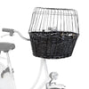 Trixie Front Bicycle Basket for Dogs and Cats (Black) Both-Bedding, Mats & Travel Supplies Trixie