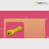 Goofy Tails Dumbbell Treat Dispensing Interactive Toys for Dogs | For Medium Chewers (Yellow) Dogs-Toys Goofy Tails