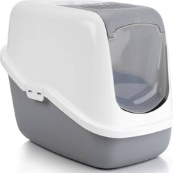Savic Nestor Toilet Home for Cats (Cold Grey)