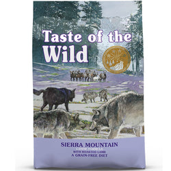 Taste of the Wild Sierra Mountain Canine Recipe with Roasted Lamb Dog Dry Food