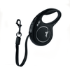 Trixie Flexi Classic Retractable Leash for Dogs and Cats (Black) Both-Collar, Leashes, harnesses Trixie