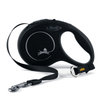 Trixie Flexi Classic Retractable Leash for Dogs and Cats (Black) Both-Collar, Leashes, harnesses Trixie XS:Up to 12kg