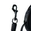 Trixie Flexi Classic Retractable Leash for Dogs and Cats (Black) Both-Collar, Leashes, harnesses Trixie