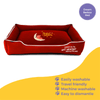 Captain Zack Dream Bedzzz for Dogs (Red) Dogs-Bedding, Mats & Travel Supplies Captain Zack