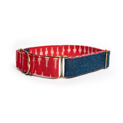 PetWale Denim Martingale Collar for Dogs (Blue Denim)