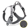 Truelove Harness with Reflective Fabric for Dogs (Gray) Dogs-Collar, Leashes, harnesses True Love