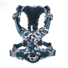 Truelove Floral No Pull 3M Reflective Harness for Dogs (Saxony Blue) Dogs-Collar, Leashes, harnesses True Love