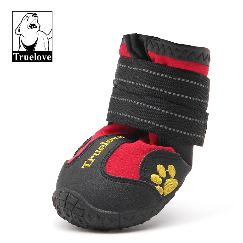 Truelove Waterproof Pet Boots for Dogs (Red, Set of 4) Dogs-Clothing & Accessories Barkbutler