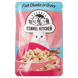 Kennel Kitchen Fish Chunks in Gravy for Cats