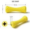 Goofy Tails Dumbbell Treat Dispensing Interactive Toys for Dogs | For Medium Chewers (Yellow) Dogs-Toys Goofy Tails