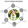 Goofy Tails Dumbbell Treat Dispensing Interactive Toys for Dogs | For Medium Chewers (Yellow) Dogs-Toys Goofy Tails
