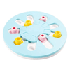 Pet Vogue Slow Feeder Puzzle Toy with Dispenser for Dogs and Cats (Blue) Both-Bowls & Feeders Pet Vogue 11x11x1.5in