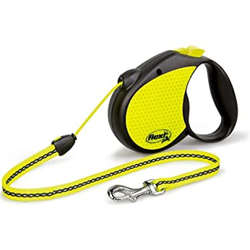 Trixie Flexi New Neon Retractable Leash for Dogs and Cats (Yellow)